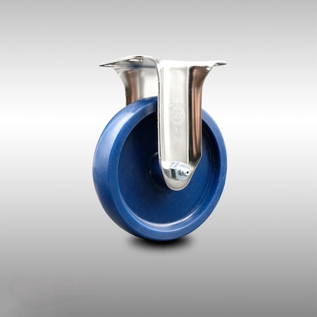 Service Caster 5 Inch 316SS Solid Polyurethane Wheel Rigid Top Plate Caster SCC-SS31620R514-SPUS